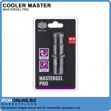 Cooler Master New MasterGel Pro High Performance Thermal Grease 1.5ml with Grease Cleaner Cooler Master New MasterGel Pro High Performance Thermal Grease 1.5ml with Grease Cleaner